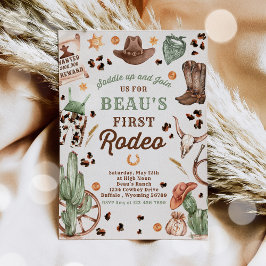 Convite Cowboy Wild West 1rua Rancho Rodeo Festa de aniver