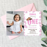 Cowgirl Rosa ONE First Rodeio primeiro aniversario