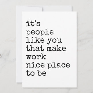 Convite Coworker Appreciation Minimalist Thank You