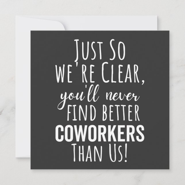 Convite Coworker Goodbye | Deslocamento de Colaboradores | (Frente)