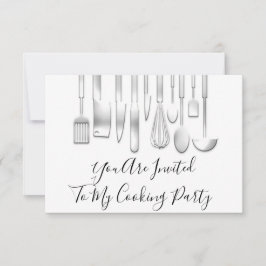 Convite Cozinha do Chef de Festa de Cozinha Restaurante Br