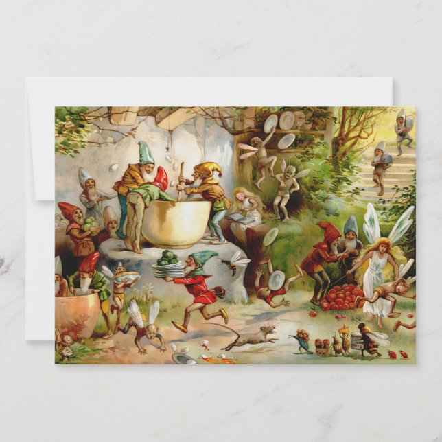 Convite Cozinha dos Gnomos - 1895 (Frente)