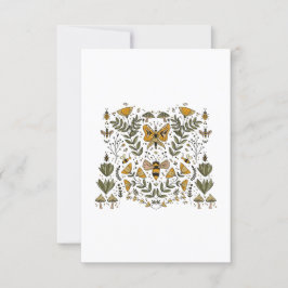 Convite Cozy Butterfly Garden