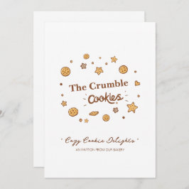 Convite Cozy Cookie Delights