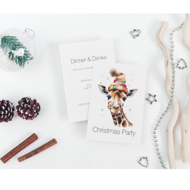 Convite Cozy Safari Christmas, costume (Criador carregado)