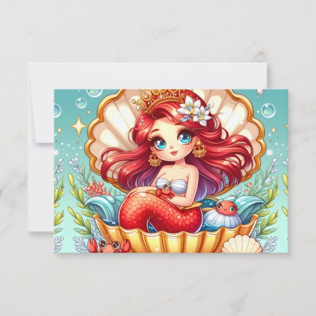 Convite Crab Royalties em Relógio de Parede de Desenho de  (Frente)