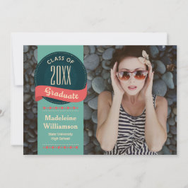 Convite Crachá Retroativo com Graduação de Fotos em Setas