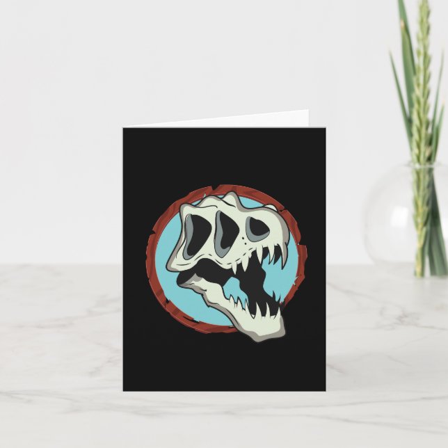 Convite Crânio de Tyrannosaurus (Frente)