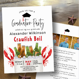 Convite Crawfish Boil 3 Photo CHURRASCO Festa de formatura