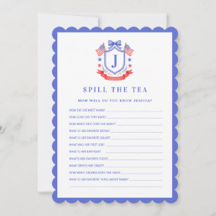 Convite Cre patriótico Fala a Verdade Jogo para Chá de