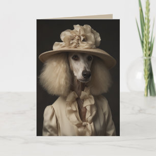 Convite Cream Poodle Flower Hat