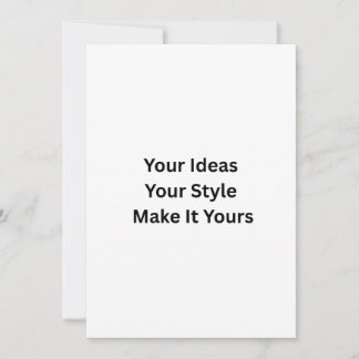 Convite Create Your Own 5" x 7" Invitation