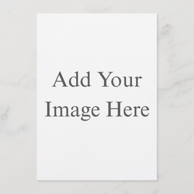 Convite Create Your Own white  (Frente)