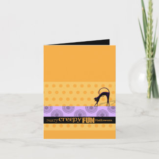 Convite Creepy Fun Halloween Invitation Cards