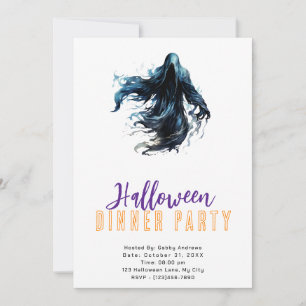 Convite Creepy Reaper Festa de Janto do Halloween