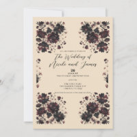 Creme Bege Vintage Shabby Chic Floral Mal-humorado