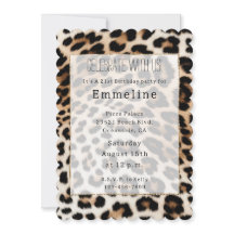 Creme Black Leopardo Print