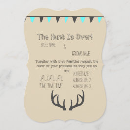 Convite Creme Caça Terminada
