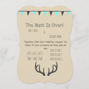 Convite Creme Fim da Caça