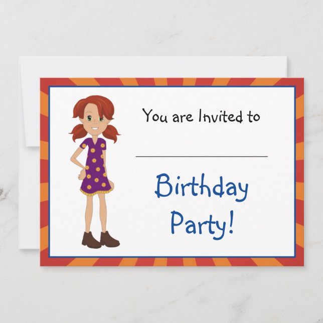 Convite Crescendo com Abbey e Sam Invitation (Frente)