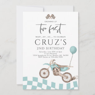 Convite Crescendo Dois Bicicletas Amarelos Rápidos Anivers