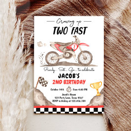Convite Crescendo Dois Bicicletas Rápidas De Camada De Suj