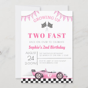 Convite Crescendo Dois segundos aniversários Rápidos De Ra