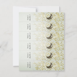 Convite Crescent Moon Mistletooe Janto de Natal Festivo