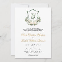 Crest de Flores Brancas Casamento