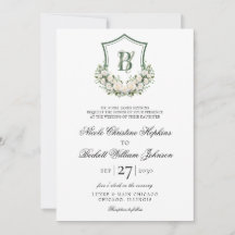 Crest de Flores Brancas Casamento