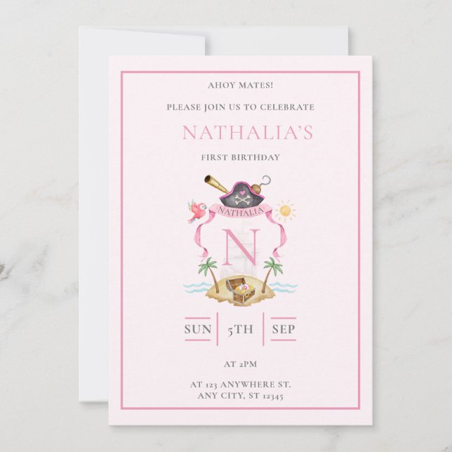 Convite Crestamento Pirata (Frente)