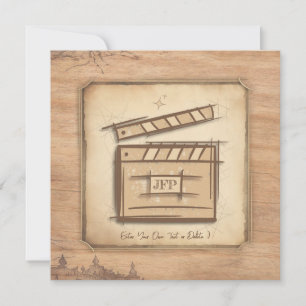 Convite Criador de filmes, ator, diretor de cinema, ideia 