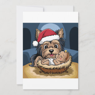 Convite Criança adorada por Yorkshire Terrier