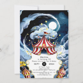 Convite Crianças - Aniversário do Circo Personalizado