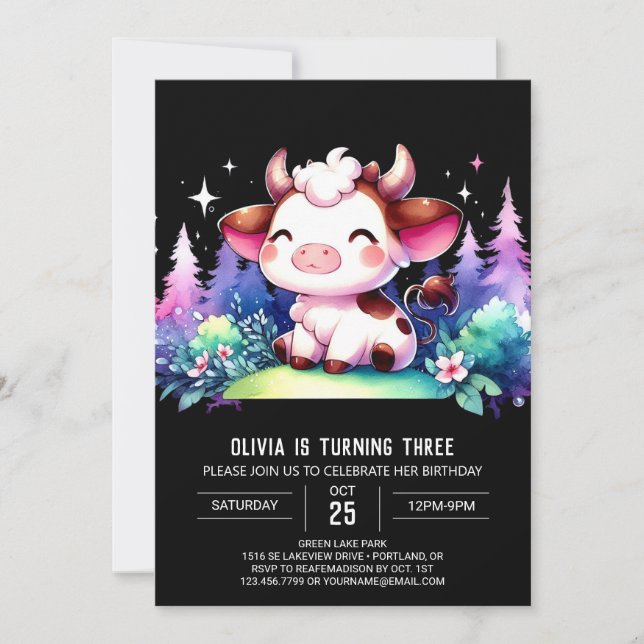 Convite Crianças Chic Vêm Aniversário (Frente)