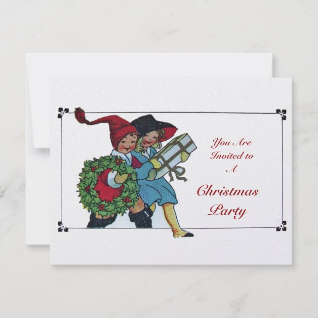 Convite CRIANÇAS COM NATAL DÃO gelo (Frente)