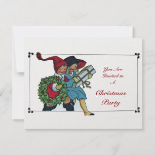 Convite CRIANÇAS COM NATAL DÃO gelo