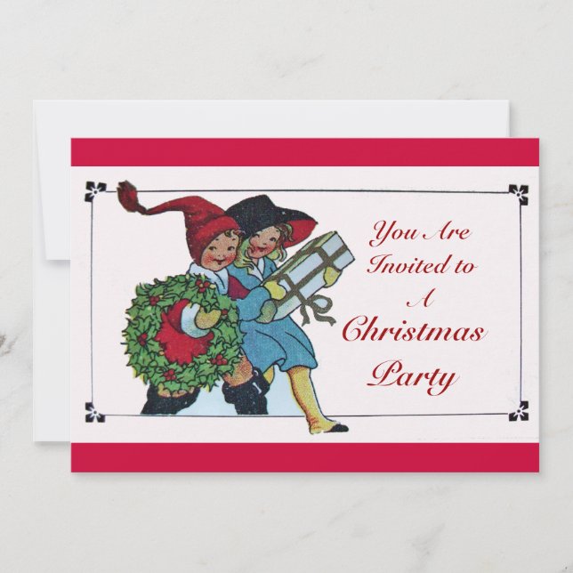 CONVITE CRIANÇAS COM PRESENTES DE NATAL (Frente)