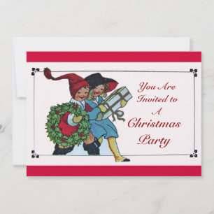 CONVITE CRIANÇAS COM PRESENTES DE NATAL