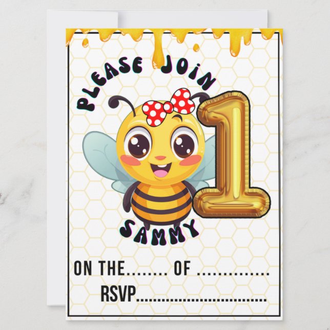 Convite Crianças de aniversário (Frente)