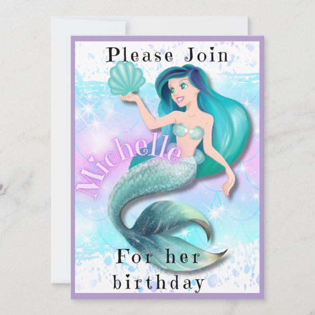 Convite Crianças de aniversário (Frente)