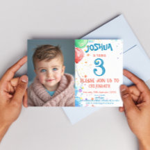 Crianças Desenhando Balões e Festa de aniversário 