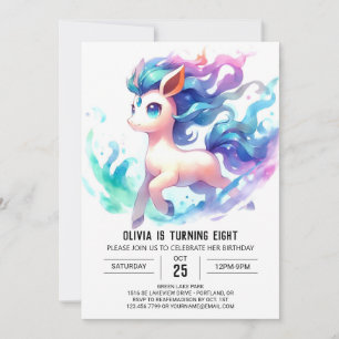 Convite Crianças divertidas Aniversário de Cavalo