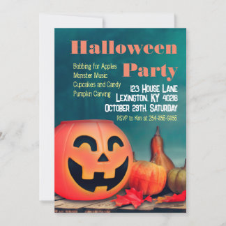 Convite Crianças e Adultos do Festa de Halloween