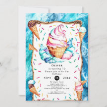 Crianças Encantadas Ontem ao Sorvete Cone