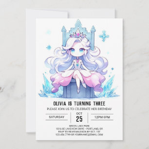 Convite Crianças Encantadas Princesa Aniversário