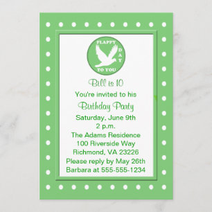 Convite Crianças Engraçadas Que Voam Festa de aniversário