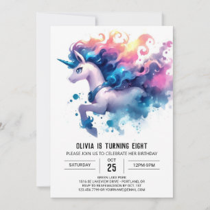 Convite Crianças felizes Aniversário de Cavalo