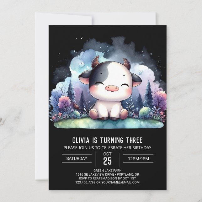 Convite Crianças felizes Vêm Aniversário (Frente)