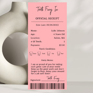 Convite Crianças Letra Dente Certificado 1 rua Dente Perdi